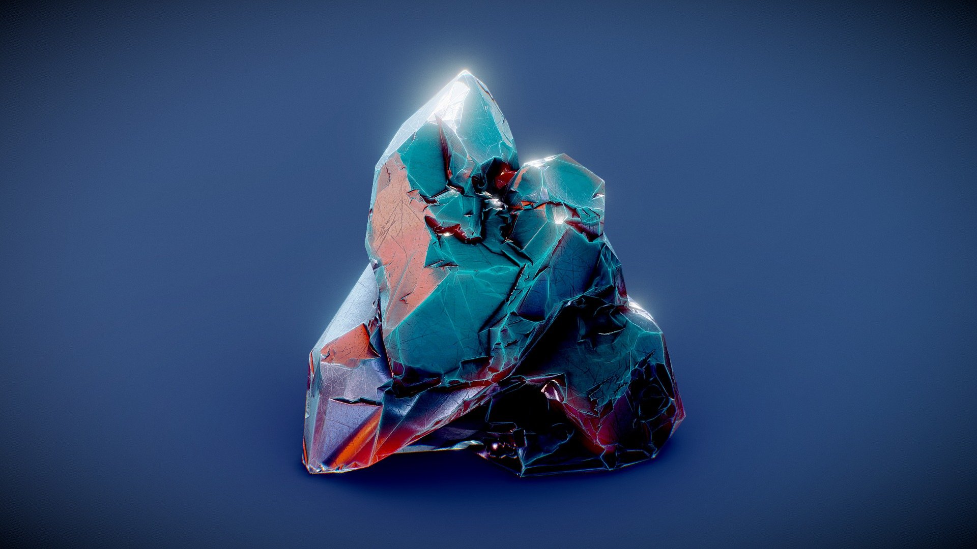 Crystal stone (rock)